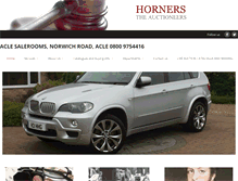 Tablet Screenshot of horners.co.uk